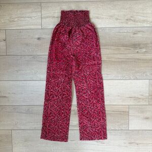 Ashlyn Jane Woman’s Floral Print Cotton Pants Size Small